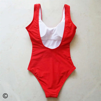 S - 6XL Sexy Female Plus Size Large Size One Piece Swimsuit Backless Monokini Swimwear Women Bather Bathing Suit Swim V128C