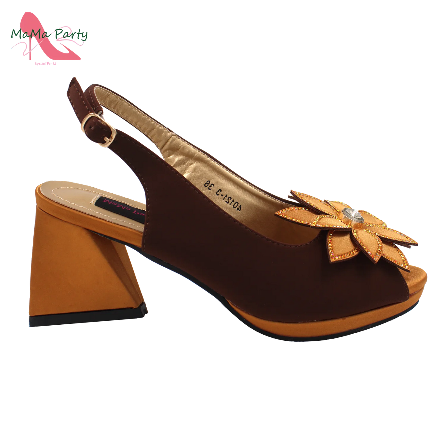 2024 New Design Special Fashion African Women Shoes Matching Bag Set High Quality with Platform Comfortable Heels for Part