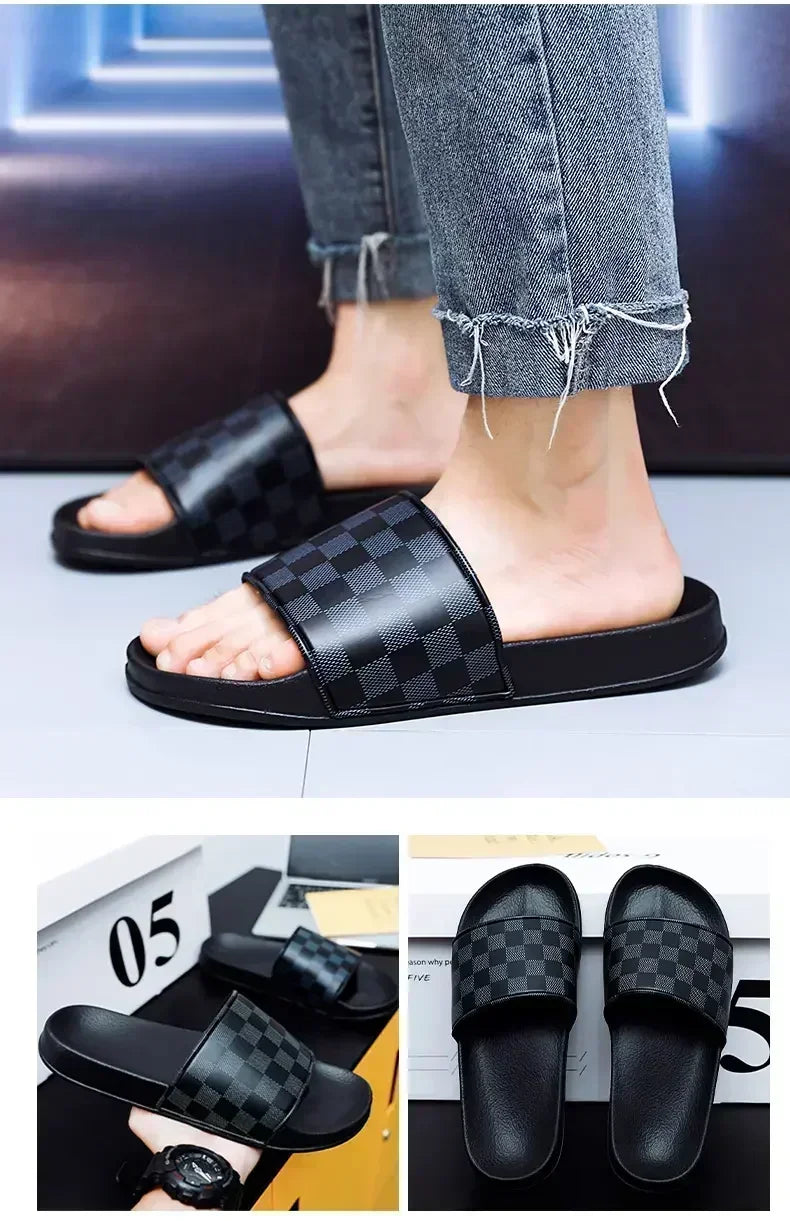 Beach Sandals Stylish Casual Men's Shoes Light Outdoor Breathable Wading Slippers Bathroom Family Men Chaussures Homme Luxe