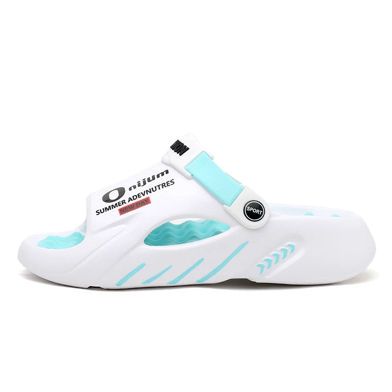 Men Sandals New Summer EVA Soft-soled Platform Slides Slippers Indoor Outdoor Walking Beach Shoes Flip Flops Mens Shoes