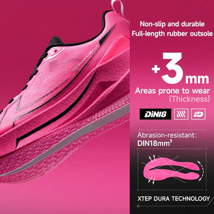 XTEP 2000km 5.0 Professional Marathon Running Shoes Cushioned Breathable Lightweight Youth Sports Shoes 874119110023