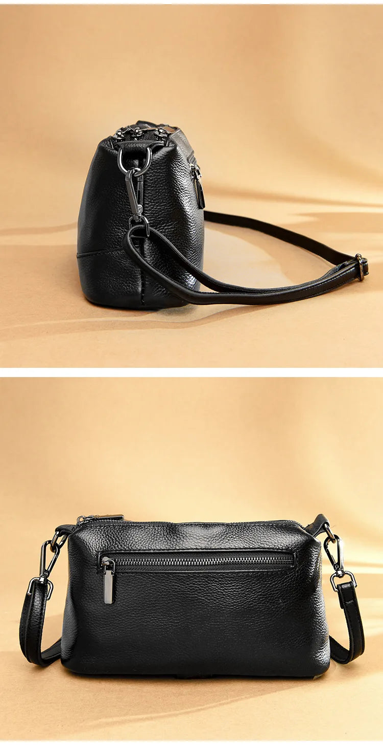 New Fashion Women Genuine Leather Handbags Women's bags Designer Female Shoulder Bags Luxury Brand Cowhide Ladies Messenger Bag