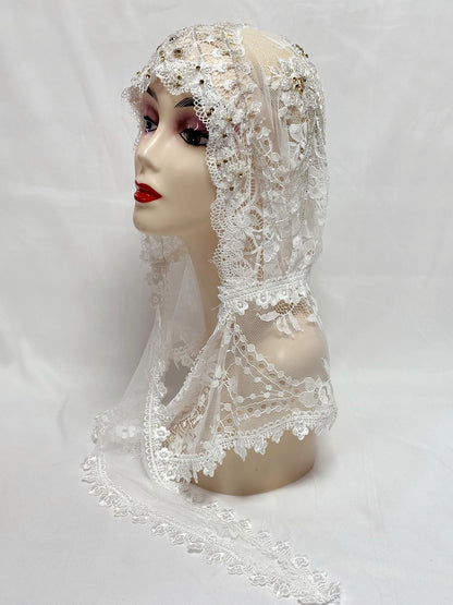 New 2025 Muslim Women Shawl Headscarf Luxury Tassels Beads Scarf Malaysia Prayer Kufi Islam Saudi Arabia Lace Hijab