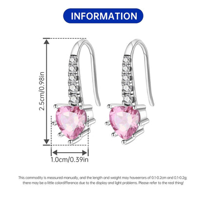 925 Sterling Silver Star Moon Heart Shape Earrings Jewelry Versatile Hoop Earrings For Women Jewelry Fine Birthday Party Gifts