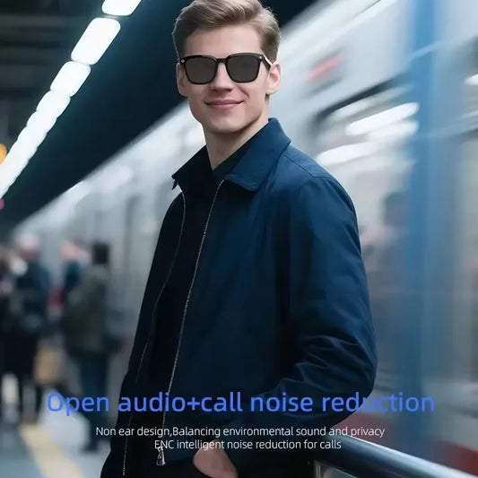 Smart AI Glasses 4K Camera AI Translation 8MP Video Recording Bluetooth Call Music Photo Outdoor Sports Driving Smart Eyewear