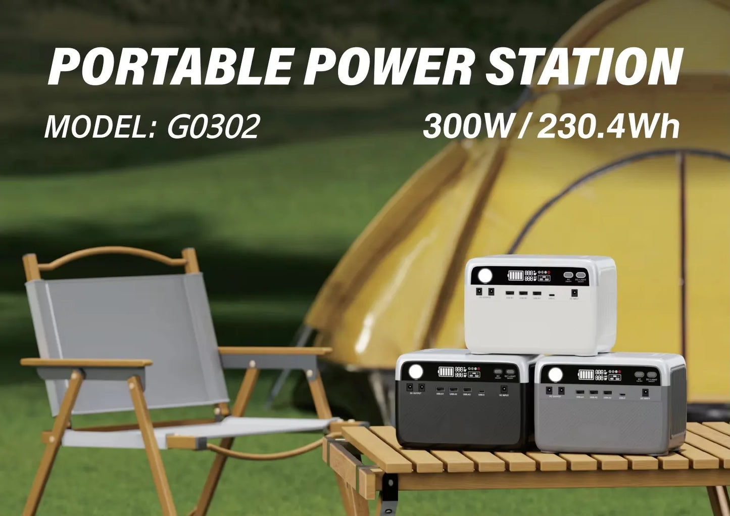 Wholesale 300W Pure Sine Wave Small Solar Generator Power Station Lifepo4 Emergency Portable Electric Power Station for Camping