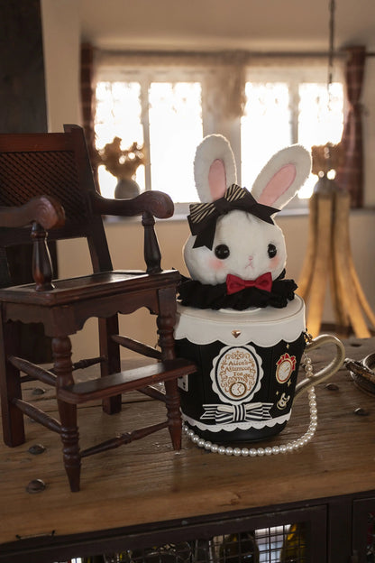 Japanese Original Lolita Cartoon Cute Rabbit Plush Shoulder Bag Sweet Kawaii Jk Uniform Oblique Span Bag