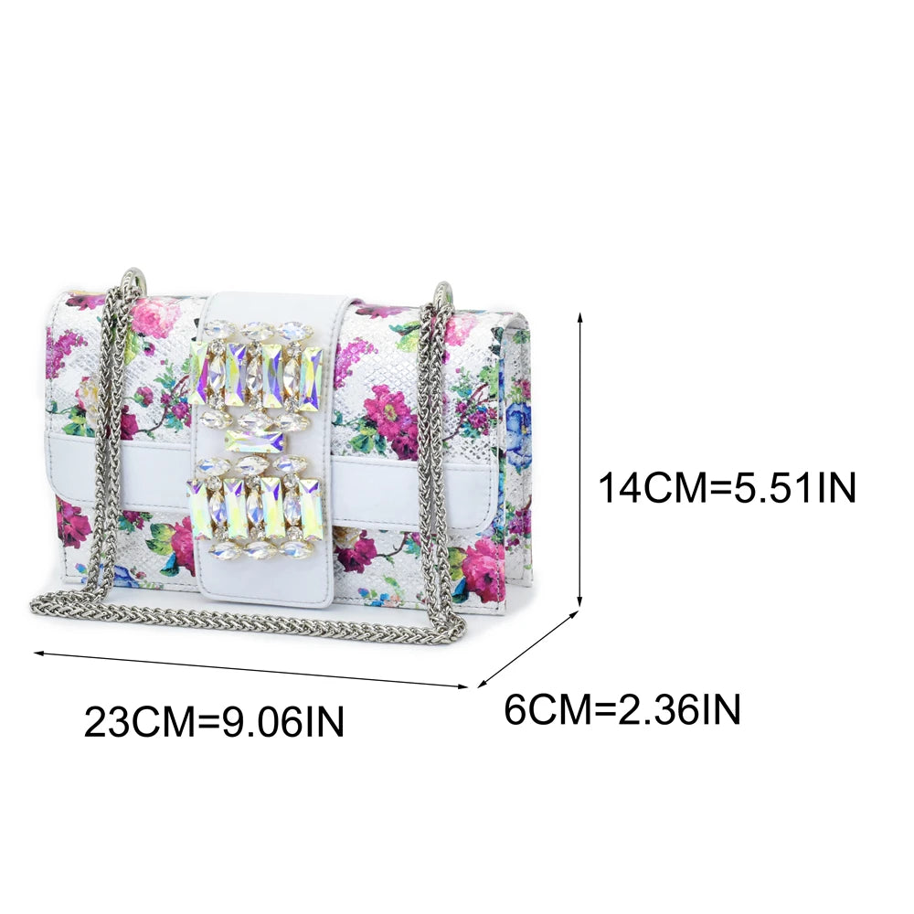 New Arrival Women Shoes and Bag Set To Match African Ladies Bag and Shoe Set Nigeria Party Pumps Decorated with Rhinestone