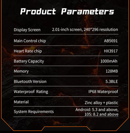 New Custom Co branded Men Transformers Smart Watch Outdoor 100mAh Battery GPS Flashlight BT Call Waterproof Sports Smartwatches