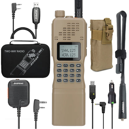 Baofeng AR-152 Pro Walkie Talkie GPS 50KM Ham Tactial Military Two way Radio Larger Battery AN /PRC-152 Multi Band Transceiver