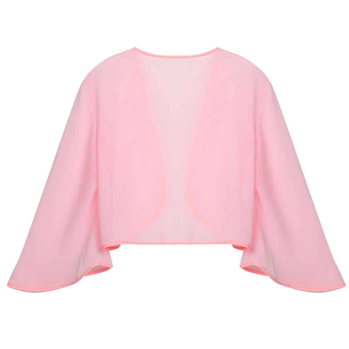 Womens 3/4 Sleeve Chiffon Cardigan Bolero Jacket Summer Elegant Wedding Party Bridal Dress Cover Ups Wraps Shawls Shrug