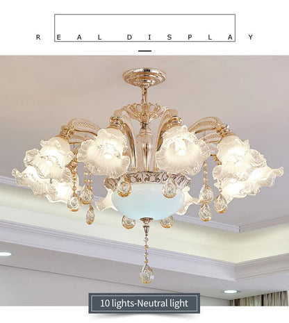 Nordic Modern Luxury Ceiling Chandelier Lighting 2025 Lustre Living Room Hotel Villa Lobby Crystal Hanging Lamp Luminaria Lights