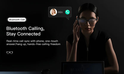 Smart Glasses IP65 Waterproof Connect To Mobile APP Video and Photo Translation AI Language Assistant Bluetooth Smart Glasses