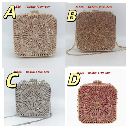 Champagne Bottle Bag Hollow Rhinestone Diamond Evening Bag Party Wedding Banquet Clutch Purse for Women Sac De Marque Luxe Femme