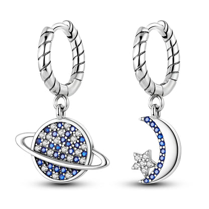 925 Sterling Silver Original Hoop Earring For Woman Luxury  Pendientes Wedding Jewelry Gift