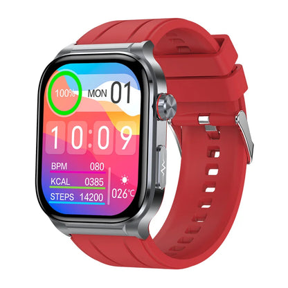 AMOLED Smart Watch ET588 Bluetooth Calling Sports Fitness Tracker Wristwatch ECG Health Monitoring SOS Men Women Smartwatch
