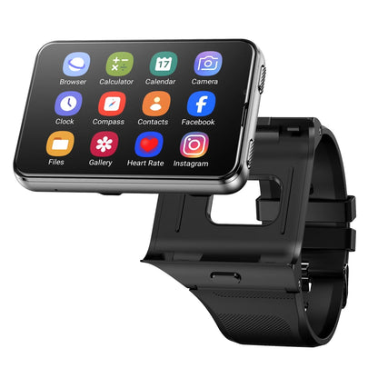 Domars Smart Watch Android 11 2.88" Screen 2MP/8MP Dual Camera 4GB RAM 64GB ROM 2300mAh Men Smartwatch Women Clock
