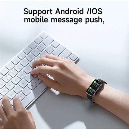 LIGE 1.47'' Smart Watch Women Men Smart Bracelet Heart Rate Step Count Sport Fitness Health Monitor Waterproof Smartwatch Ladies