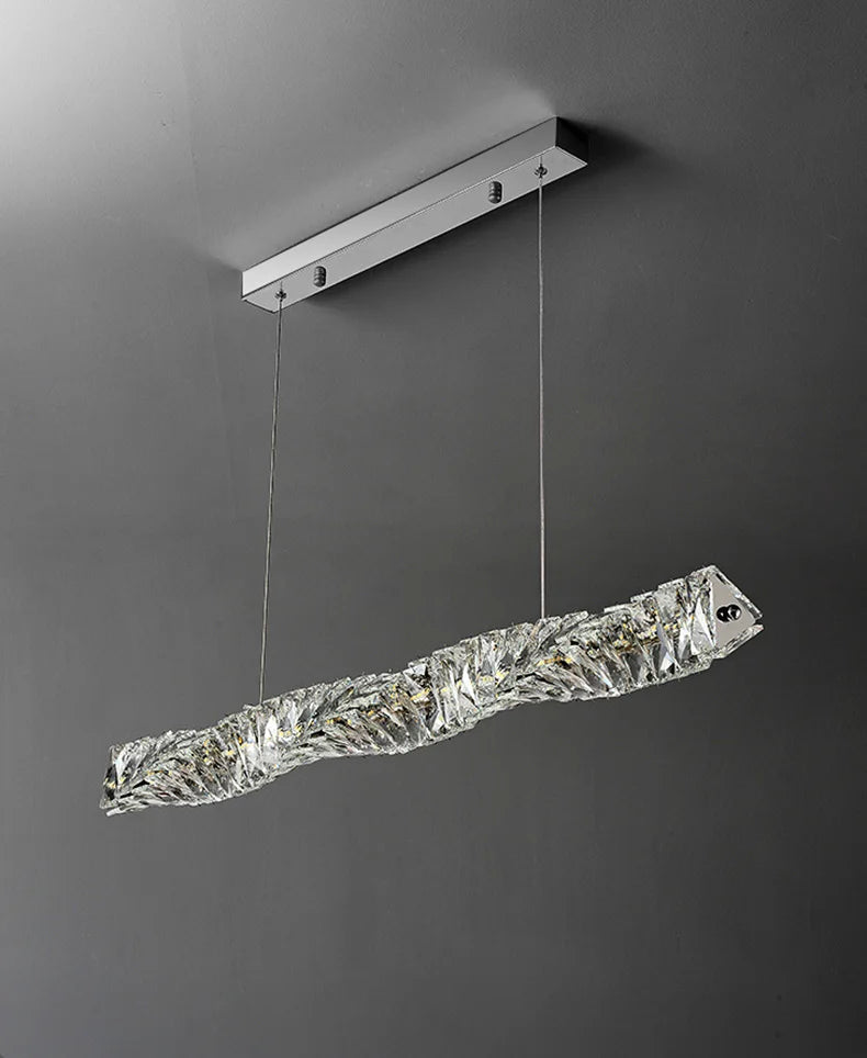 Luxury K9 Crystal Chandelier Dimmable Ceiling LED Pendant Lights Home Living Room Bedroom Indoor Atmosphere Decorative Lighting