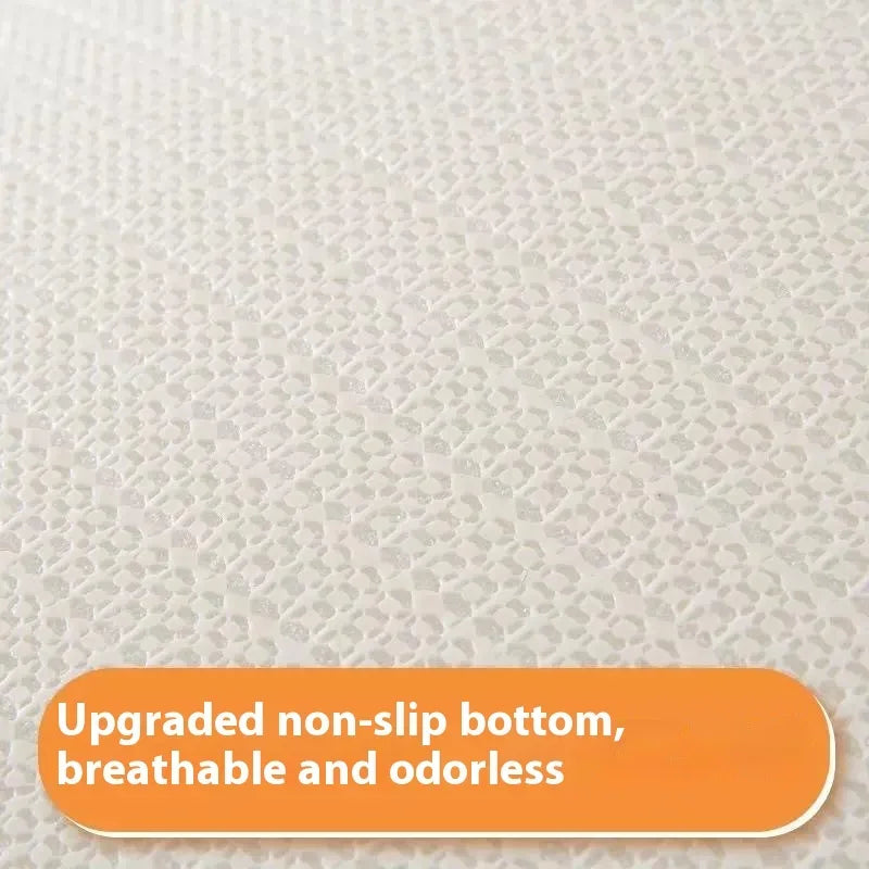 VIKAMA Flannel Carpet Modern Light Luxury Living Room Mat Bedroom Bedside Rug Simple Mat Large Rug Non-slip Washable Home Decor