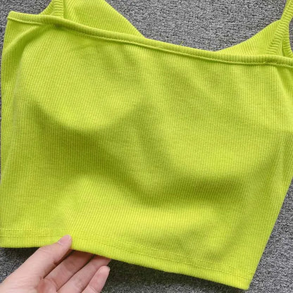  Irregular Casual Sport Camisole Women Strap Design Solid Fashion 2025 Y2K Elegant Ladies Chic Slim Tank Tops