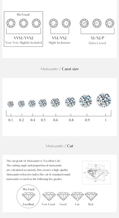 MODIAN Square & Round Halo Moissanite 925 Sterling Silver Pendant Necklace D Color VVS1 Lab Diamond Necklace For Women Jewelry