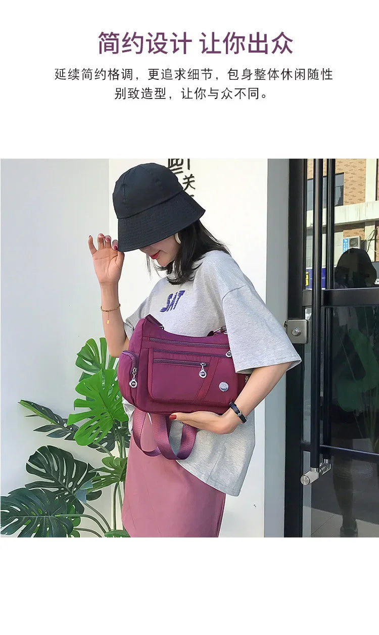 Fashion Casual Crossbody Shoulder Bag Women Bag Nylon Waterproof Messenger Bags For Lady Handbags High Quality Multifunctional