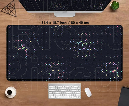 Minimalism Computer HD Mouse Mat Large Desktop Decoration Non-slip Carpet XXL Gamer Anime Office Mausepad Star Table Pad Durable