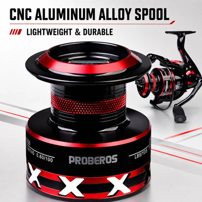 1000-8000 Full Metal Spinning Fishing Reel 4.7:1-5.2:1 23KG Max Drag Long Cast Carp Sea Fishing Wheel Accessories