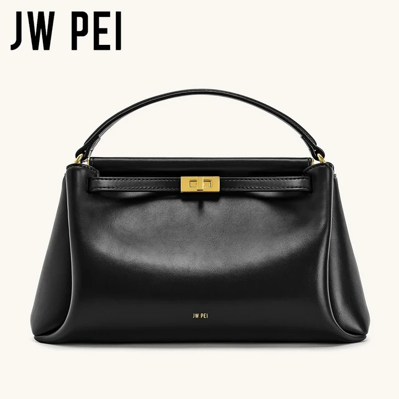 JW PEI Carmen Women's Luxury Handbag Fashion Small Square Bag Top Handle Purse Shoulder Crossbody Bag Elegant Casual Designer Style Tote Bag for Ladies
