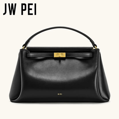 JW PEI Carmen Women's Luxury Handbag Fashion Small Square Bag Top Handle Purse Shoulder Crossbody Bag Elegant Casual Designer Style Tote Bag for Ladies
