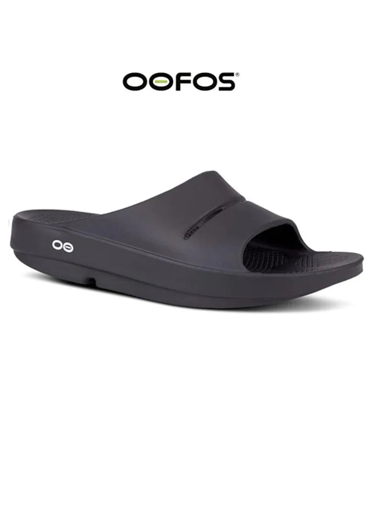 OOFOS Sandals - Lightweight Recovery Shoes Slippers Men Women Soft Bottom Indoor Home Slides Sandals Light Beach Shoe