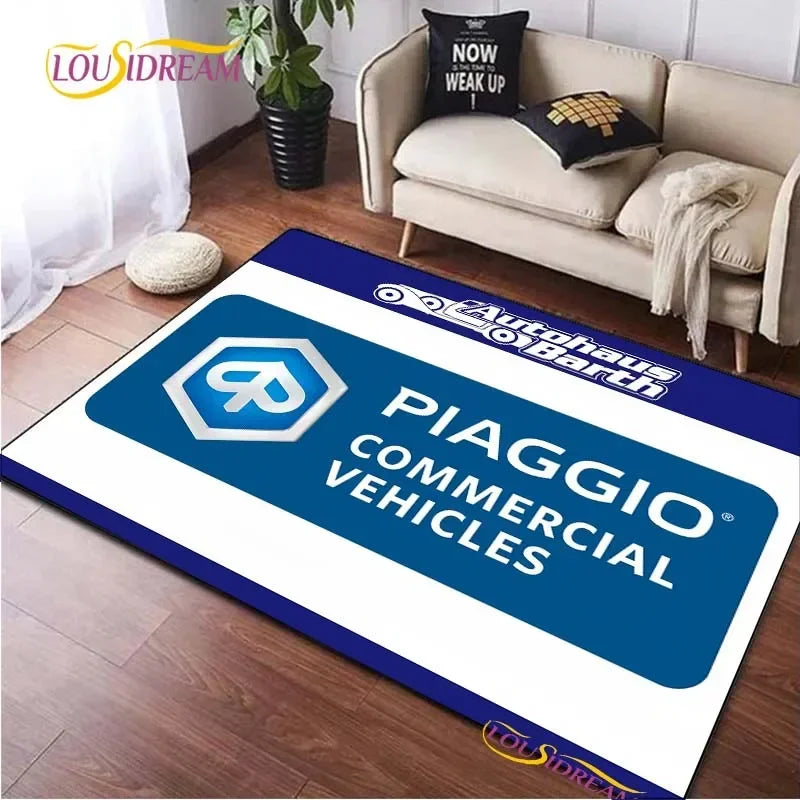 Modern Fashion Piaggios Moto Carpet for Living Room Bedroom Sofa Area Rug decor Kitchen un-slip floor Mat Alfombra birthday gift