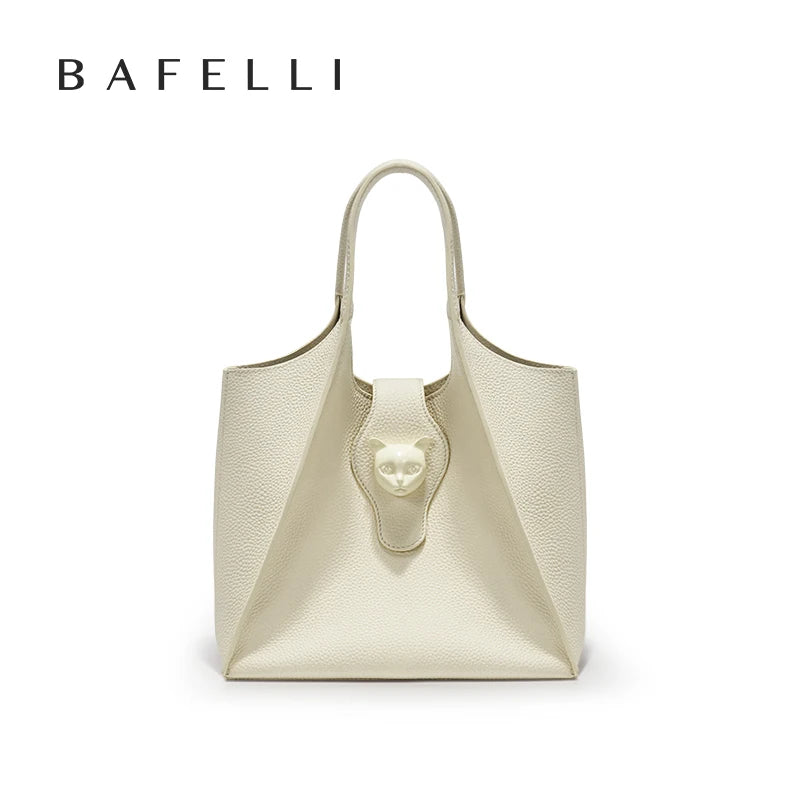 BAFELLI 2026 WOMEN'S HANDBAG TOTE TRAVEL BAGS GENUINE LEATHER CASUAL FASHION LUXURY BRAND UNISEX PURSE BUSINESS STYLISH DESIGNER