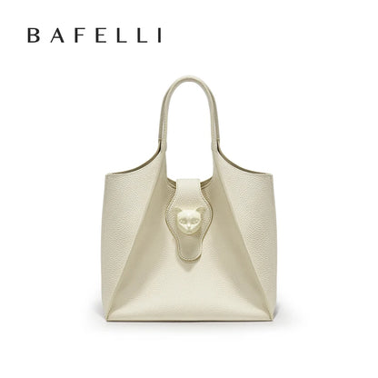 BAFELLI 2026 WOMEN'S HANDBAG TOTE TRAVEL BAGS GENUINE LEATHER CASUAL FASHION LUXURY BRAND UNISEX PURSE BUSINESS STYLISH DESIGNER