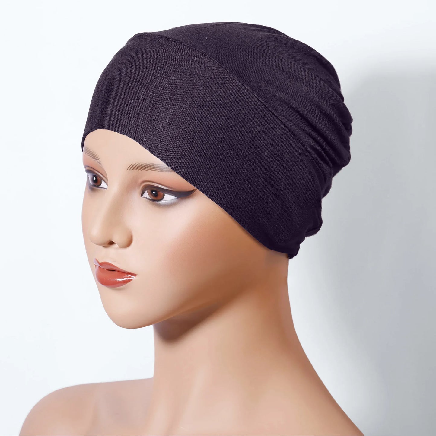 Women's Hijabs Sport Modal Islamic Black Undercap Muslim Abaya Hijabs Abayas Jersey Turbans Turban Instant Head Wrap Women Cap