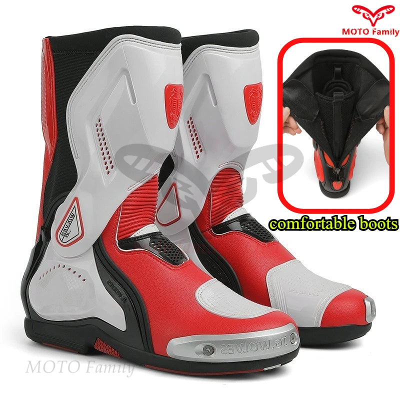 Motorcycle riding waterproof non-slip falling locomotive boots shoes universal  breathable knight  lightweight motorcycle boots