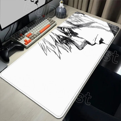 2026 New Anime HD Wallpaper Bleach Mouse Pad Laptop Gaming Keyboard Mat XXL Large 900x400mm Desk Mat Cool E-sports Mats Mousepad