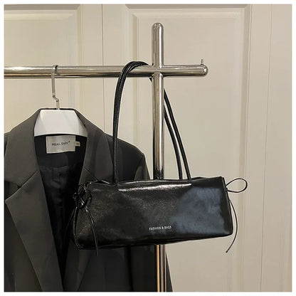 New Solid Color Women's Handbag Soft Pu with Knot Shoulder Bag Underarm Bag Lady Designer Bags Luxury Bolsa Feminina handbags