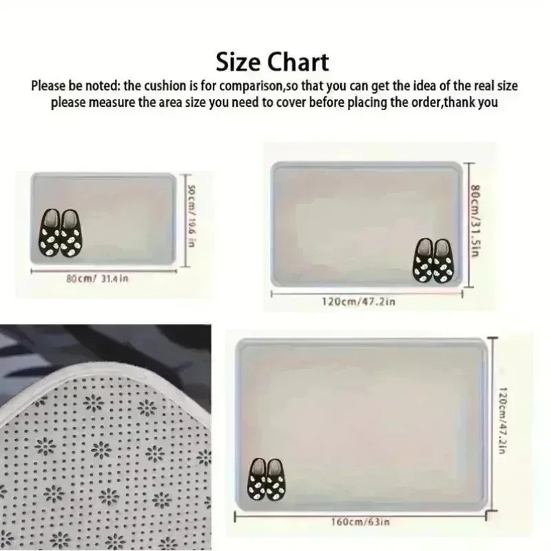 Extra Large Tiger Floor Mat Realistic 3D Tiger Print Mat with Mat for Living Room Bedroom Office Indoor Mat Modern Home Decor