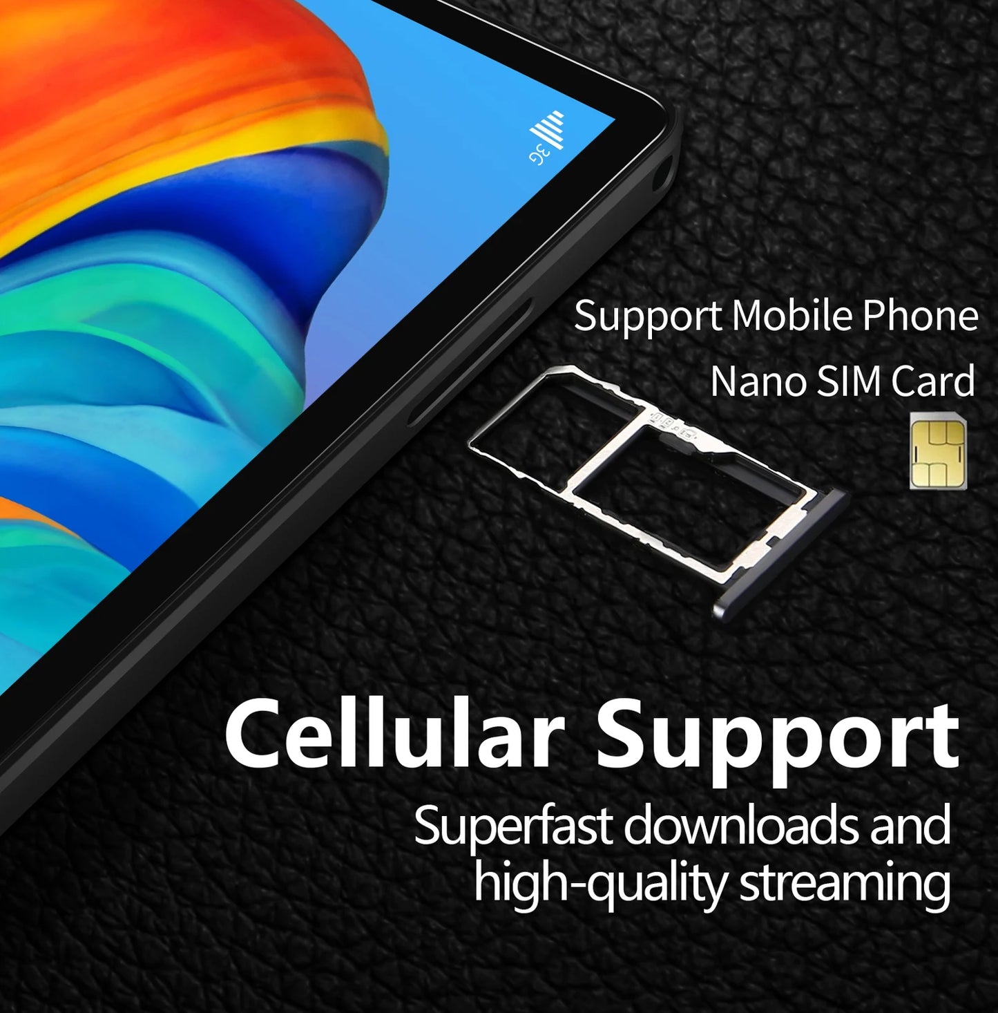 2025 Global Version Original BDF Pad Tablet 10.1 inch HD Android 11, 4GB+64GB, 5000mAh ,3G Dual SIM WiFi Tablet PC