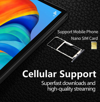 2025 Global Version Original BDF Pad Tablet 10.1 inch HD Android 11, 4GB+64GB, 5000mAh ,3G Dual SIM WiFi Tablet PC