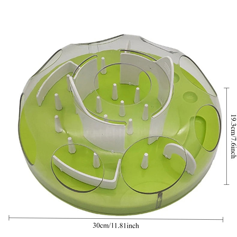Multi Layer Sliding Pet Puzzle Slow Feeder Tray Snuffle Treat Maze Toy Anti Choke Prevent Bloating Relieve Boredom for Dogs Cats
