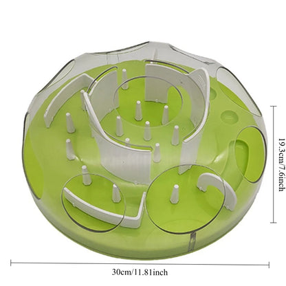 Multi Layer Sliding Pet Puzzle Slow Feeder Tray Snuffle Treat Maze Toy Anti Choke Prevent Bloating Relieve Boredom for Dogs Cats