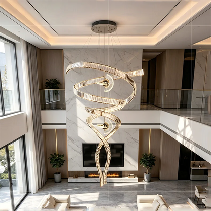 Nordic Home Decoration Stair Chandelier LED Pendant Lights Modern Ceiling Light Indoor Lighting Fixtures For Living Room Bedroom