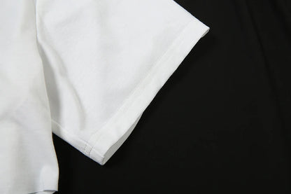 Weird Puss Letter Print Crop Tops Women Summer Trend Wild Biased Collar Street Skinny Simple Classic Streetwear Daily Soft Tees