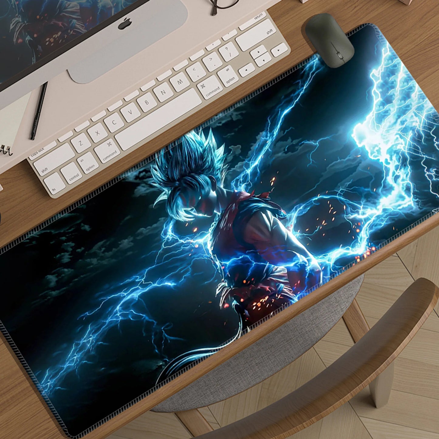 Cartoon Animation Seven Dragon Ball Mouse Pad Oversized Boy Two-dimensional E-sports Game Computer Keyboard Pad Student Desk Pad