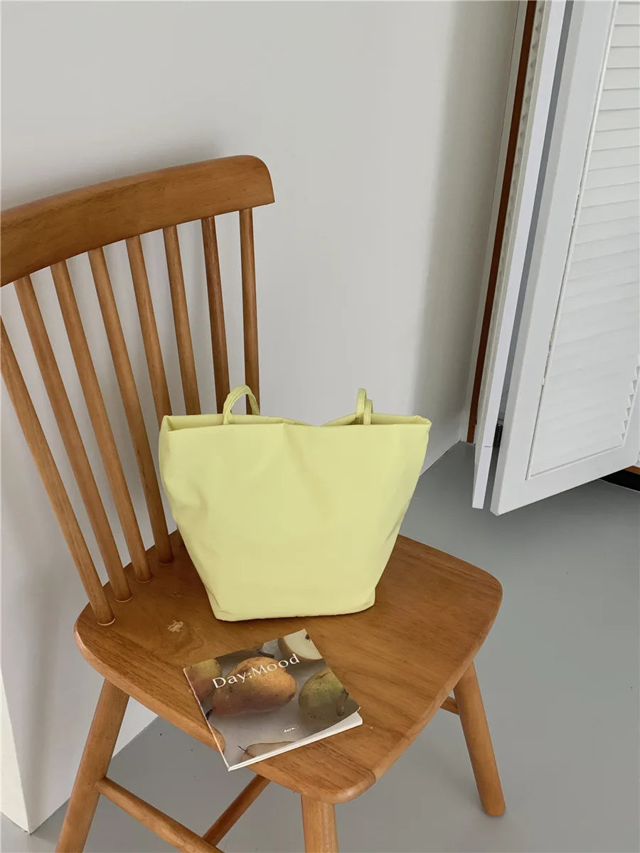 Casual Nylon Bucket Bags for Women Shoulder Bag Fashion Soft Women Bag NEW Tote Purses and Handbags Female Shopper Commuter Bags
