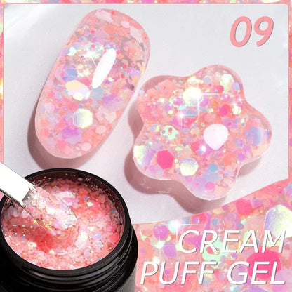 7.5ML Summer Fruit Series Cat Magnetic Gel Nail Polish Green Purple Pink Cat Eye Gel Soak Off UV Nail Art Varnish For Manicure