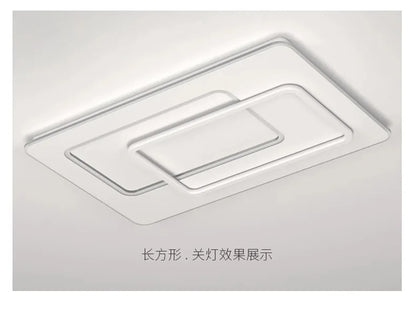 Modern LED Ceiling Lamp Square Ultrathin Living Room Lights with Remote Control Bedroom Study Dining Home Decor Lighting Fixture